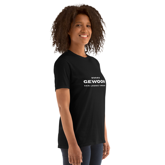 Gewoon een leuke vrouw t-shirt