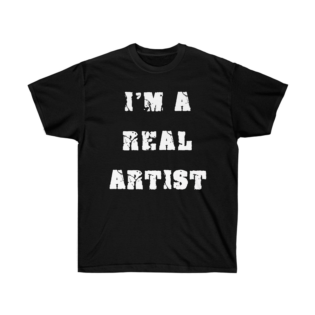 T-Shirt Unisex "I'm a Real Artist" - Scattando Verkleedhuis