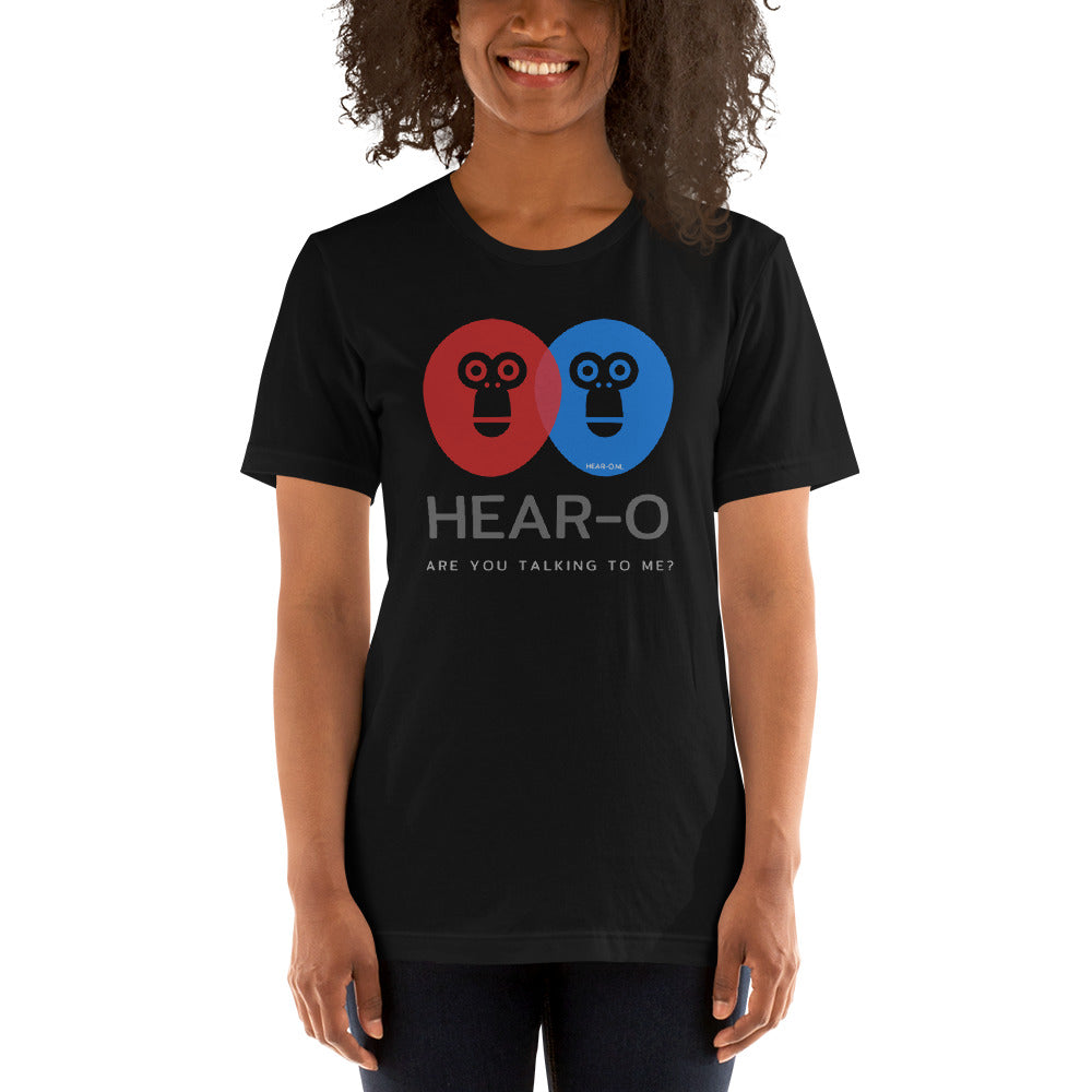 Hear-o Short-Sleeve Unisex T-Shirt, GRATIS VERZENDING
