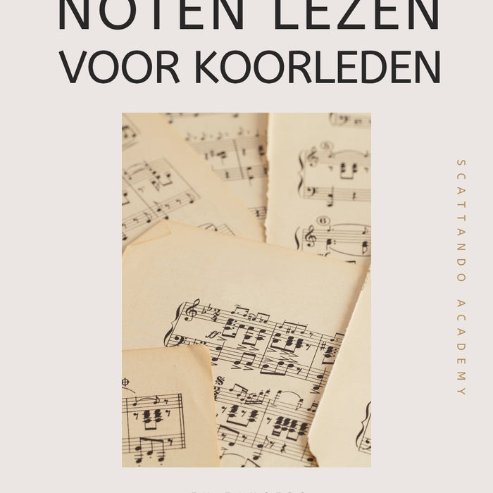 Noten lezen voor koorleden en zangers
