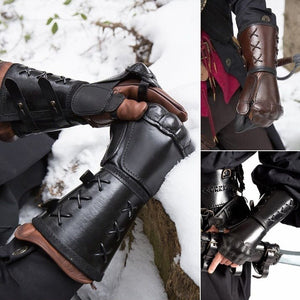 Steampunk Medieval/Middeleeuwen Arm Guard Gloves Retro Gauntlets
