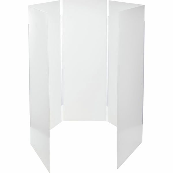 ClearSonic Drumscherm – 5-delig acryl geluidscherm incl. draagtas