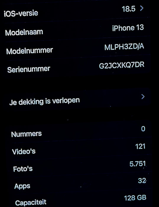 Iphone 13 128Gb Gebruikt, 1e gebruiker, Roze, Goede staat!