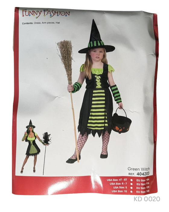Kinderkleding Heks Groen - Scattando Webshop