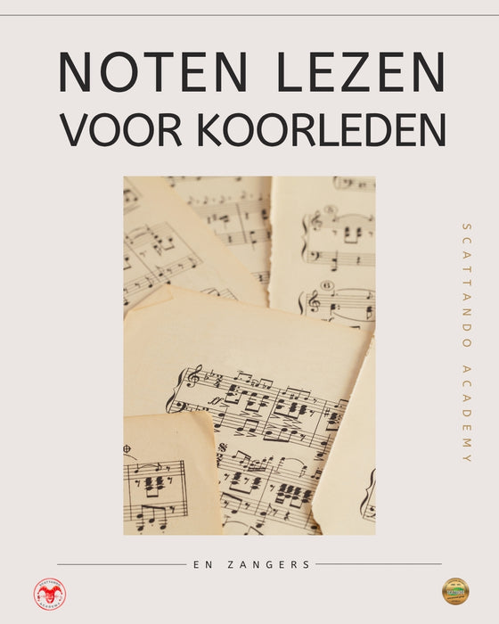E-book Noten lezen voor koorleden en zangers