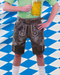 Lederhosen Deluxe / Lederhose Kort | Huur - Scattando Webshop