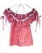 Oktoberfest blouse rood/wit dames grote ruit - Scattando Webshop