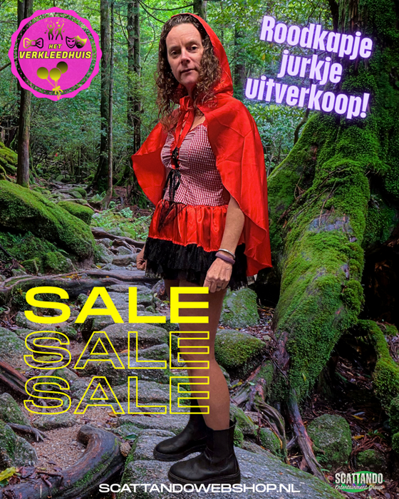 Roodkapje jurkje dames