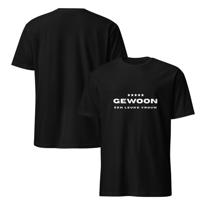 Gewoon een leuke vrouw t-shirt