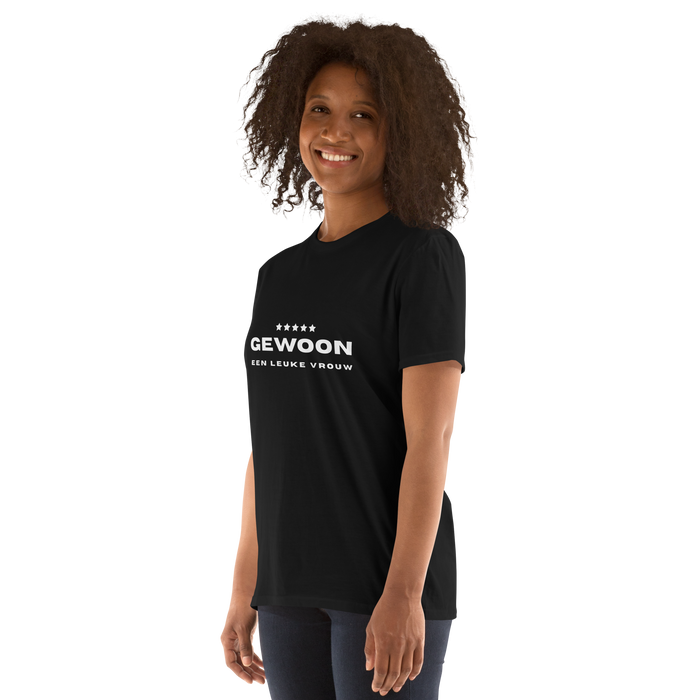 Gewoon een leuke vrouw t-shirt