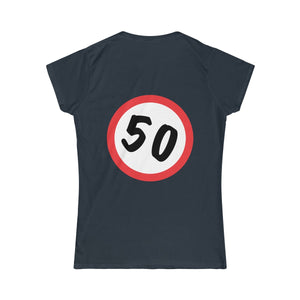 T-Shirt 50, Sarah, Jarige Job, birthday - Scattando Verkleedhuis