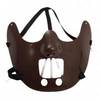 Evil prisoner mask bruin - Scattando Verkleedhuis