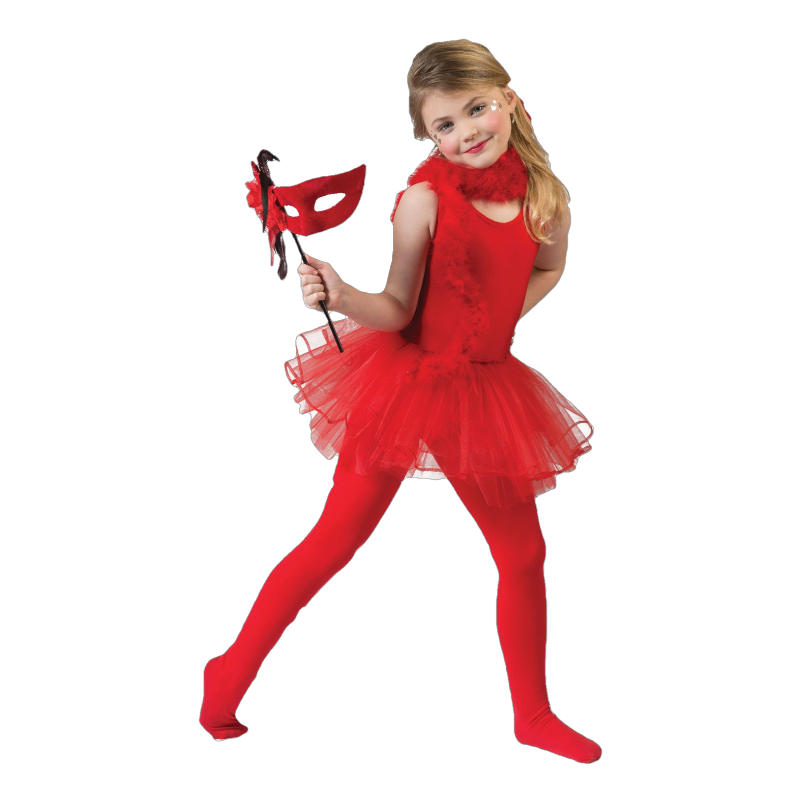 Ballerina rood meisje - Scattando Verkleedhuis