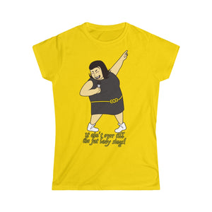 Dames T-Shirt Fat Lady Singing - Scattando Verkleedhuis