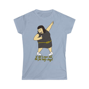 Dames T-Shirt Fat Lady Singing - Scattando Verkleedhuis