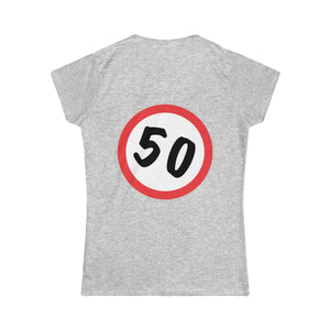 T-Shirt 50, Sarah, Jarige Job, birthday - Scattando Verkleedhuis