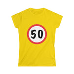 T-Shirt 50, Sarah, Jarige Job, birthday - Scattando Verkleedhuis