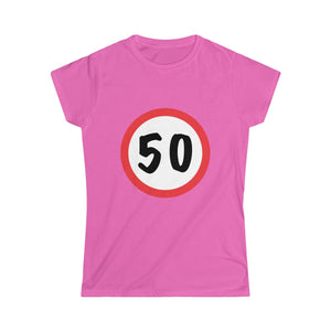 T-Shirt 50, Sarah, Jarige Job, birthday - Scattando Verkleedhuis