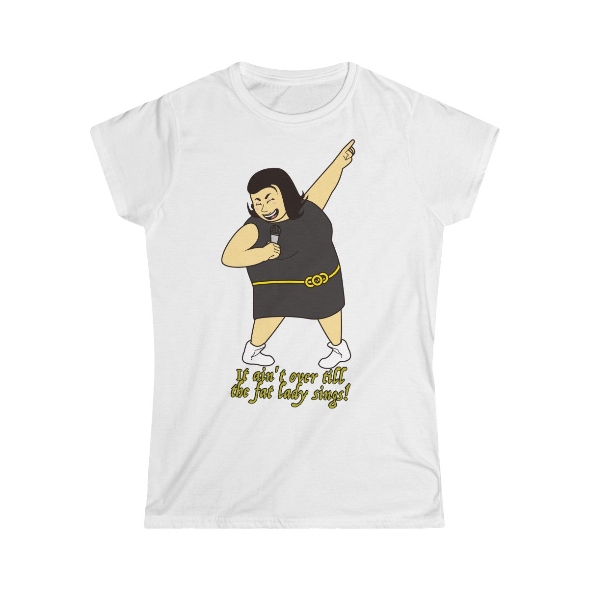 Fat Lady Singing T-Shirt - Scattando Verkleedhuis