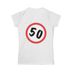 T-Shirt 50, Sarah, Jarige Job, birthday - Scattando Verkleedhuis