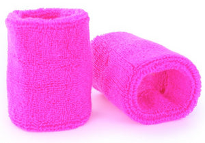Pols / Zweet bandjes fluor roze - Scattando Verkleedhuis