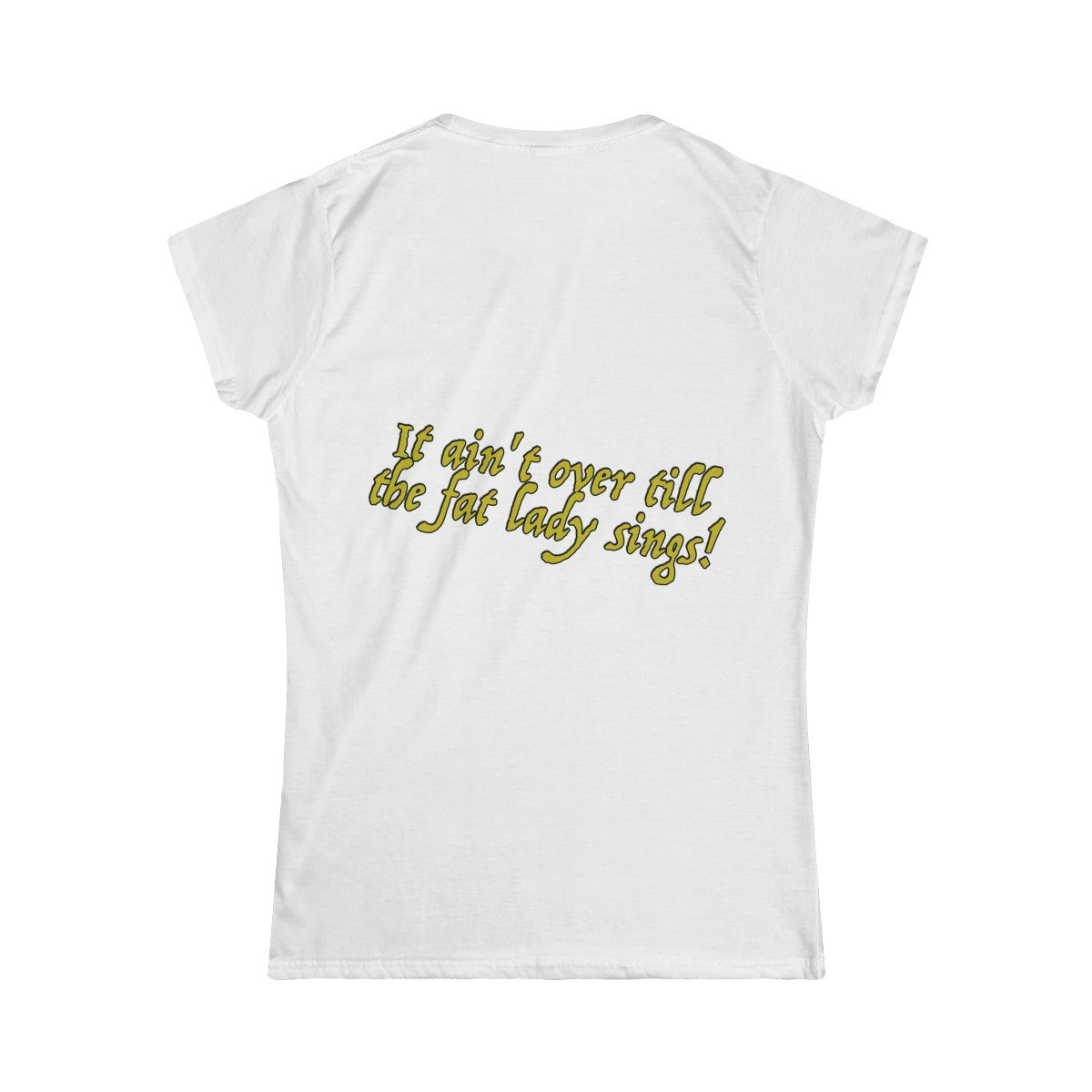 Dames T-Shirt Fat Lady Singing - Scattando Verkleedhuis