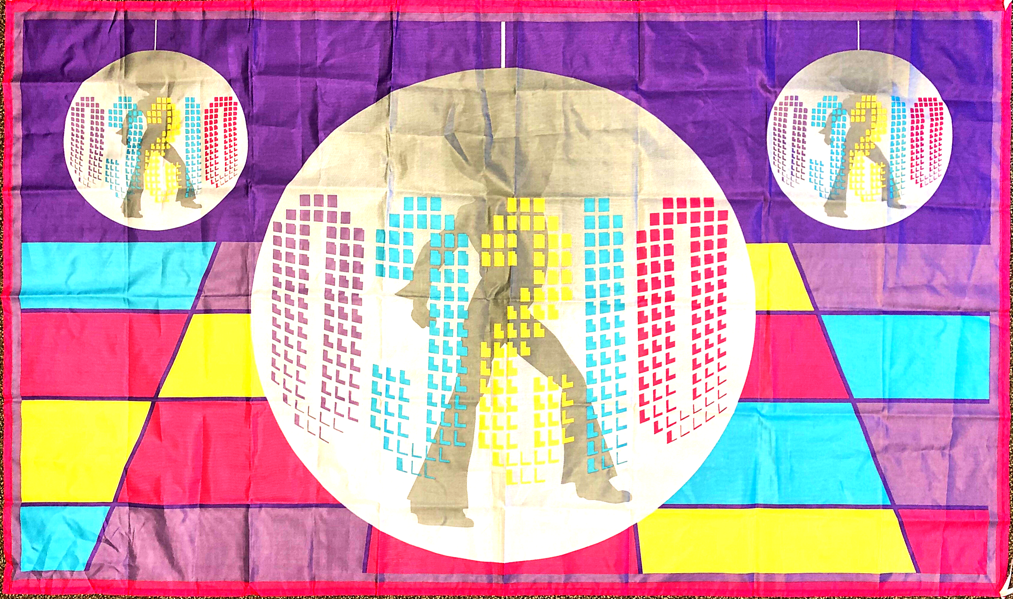 Disco vlag 1x1,5 mtr - Scattando Verkleedhuis