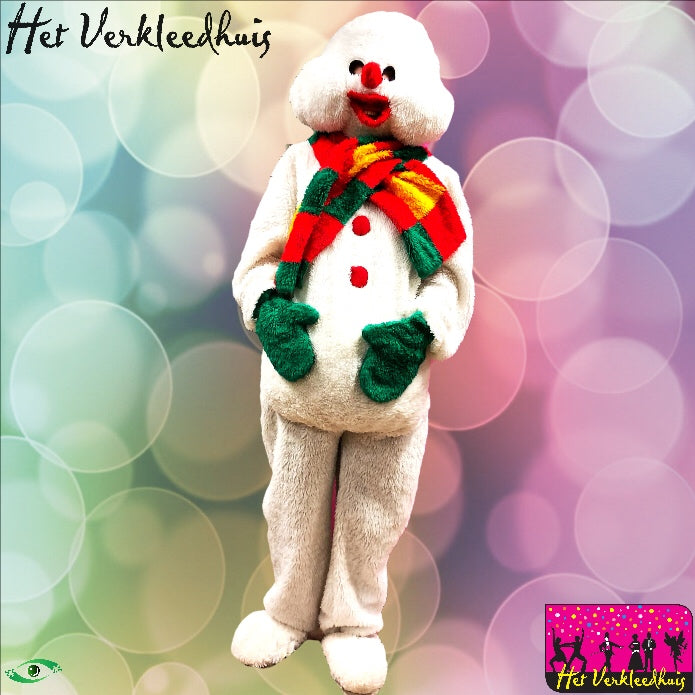 Sneeuwpop Mascotte Kostuum | Huur - Scattando Verkleedhuis