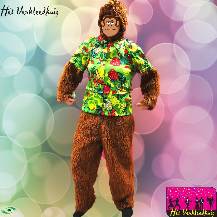Funny Monkey Aap Mascotte Kostuum | Huur - Scattando Verkleedhuis