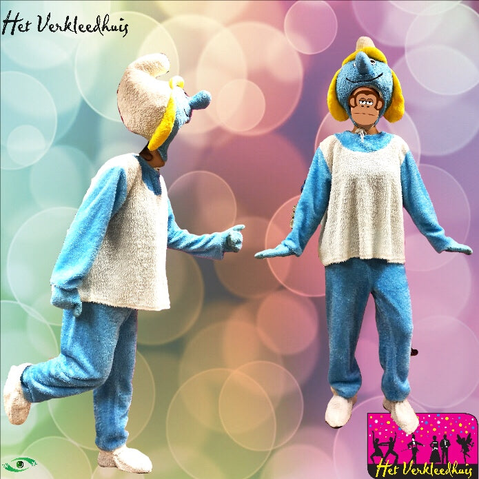 Smurfin Mascotte Kostuum | Huur - Scattando Verkleedhuis