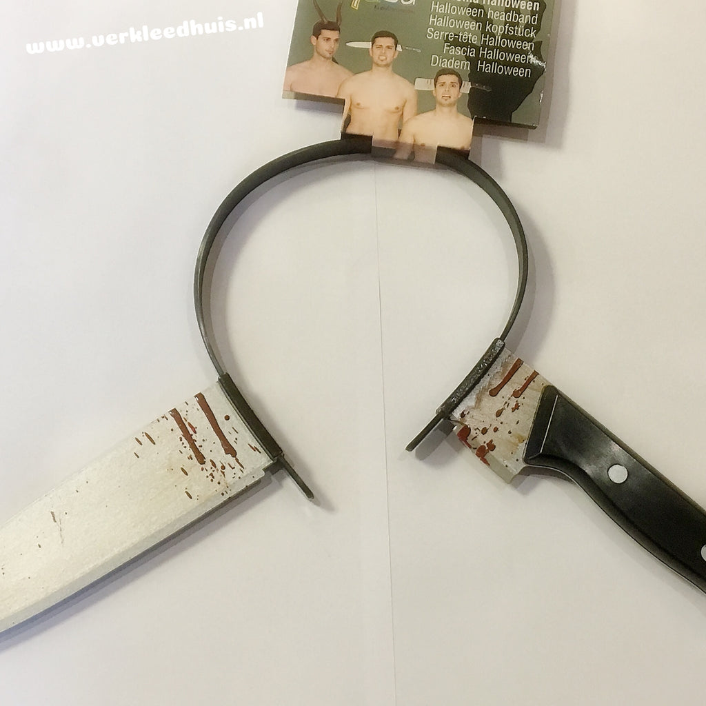 Bloody Knive / Bloedig mes door je hoofd - Scattando Webshop
