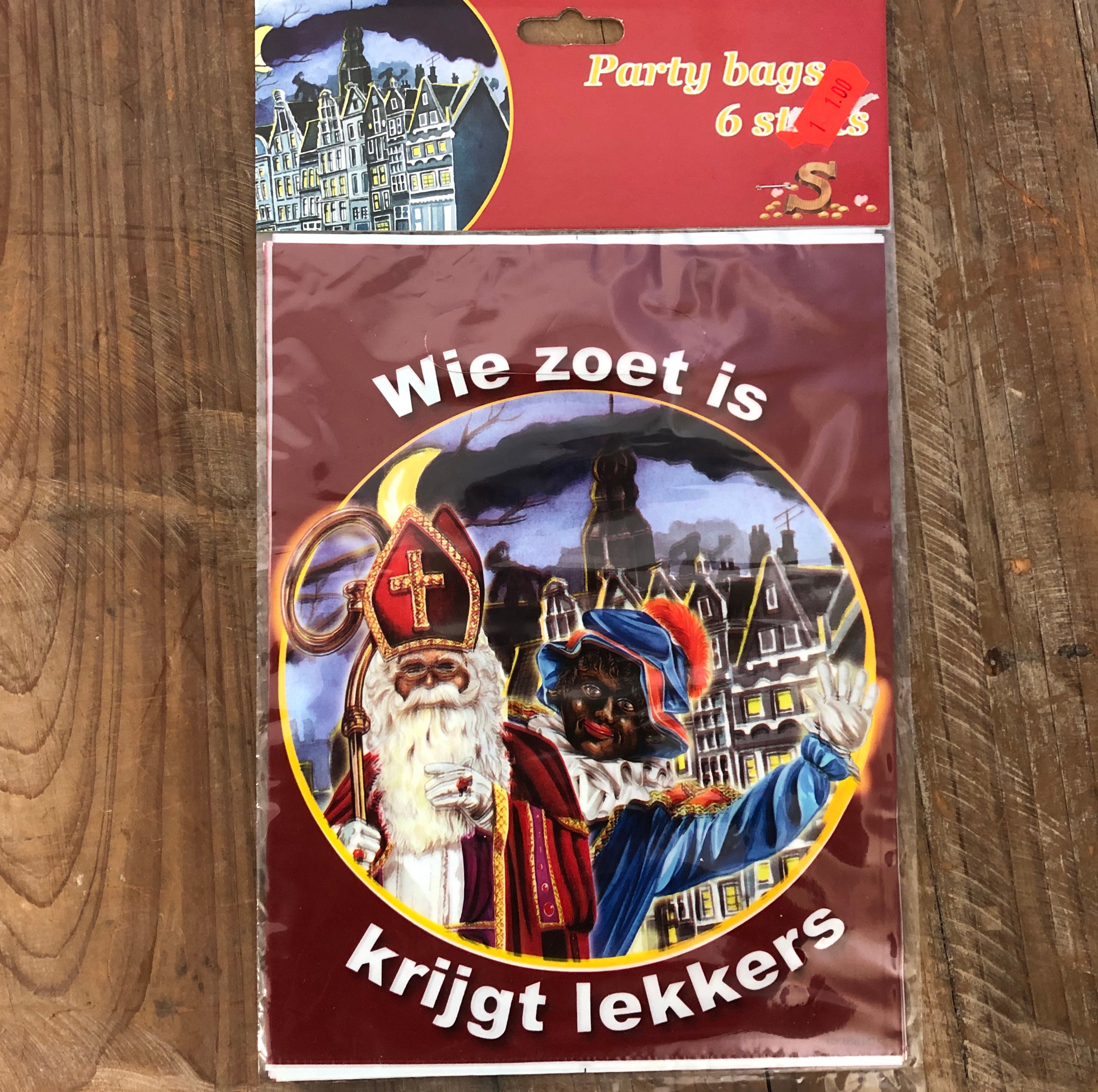 Sinterklaas Party Bags per 6 - Scattando Verkleedhuis