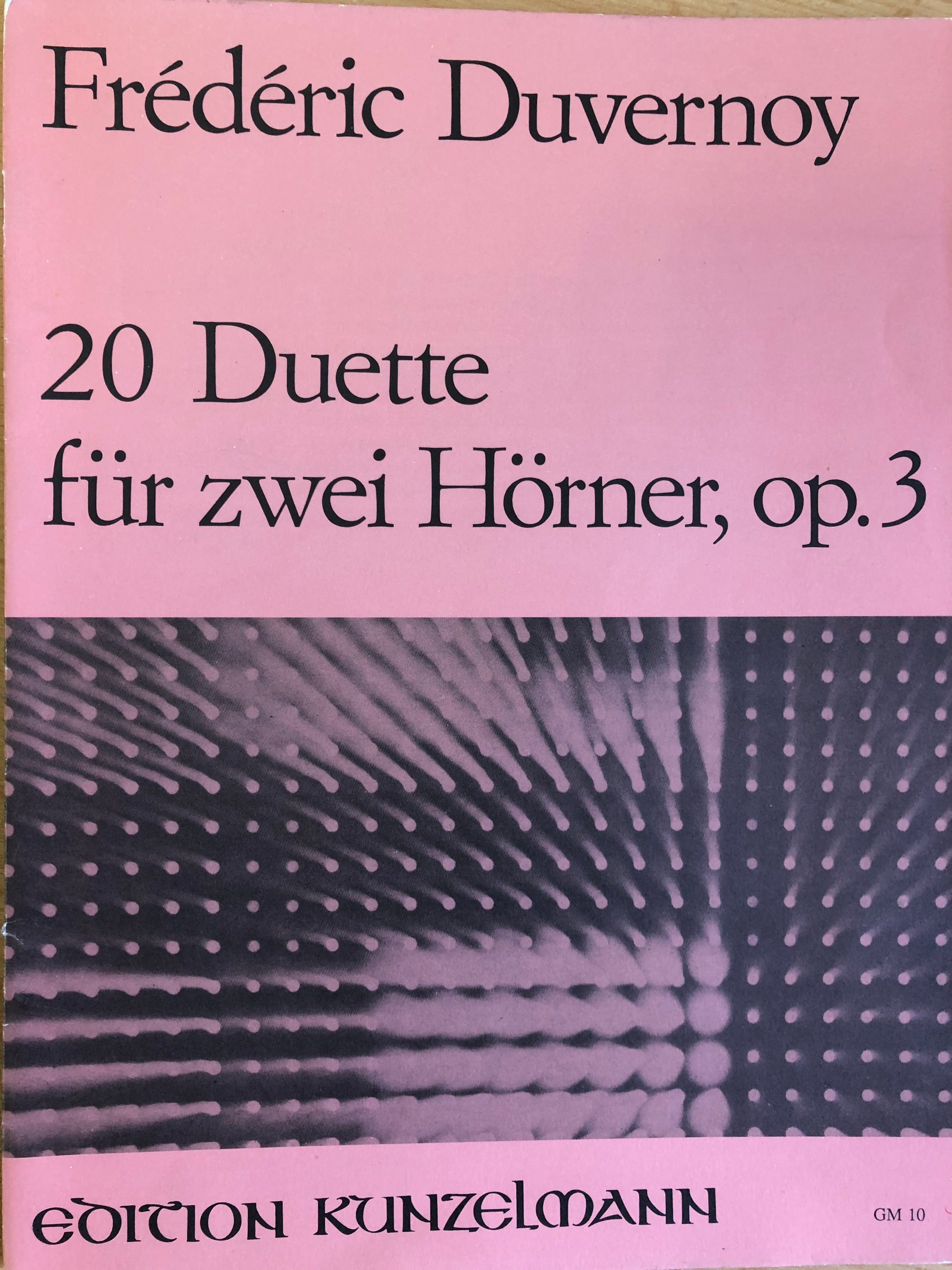 20 Duetten für zwei Hörner, Duvernoy - Scattando Verkleedhuis