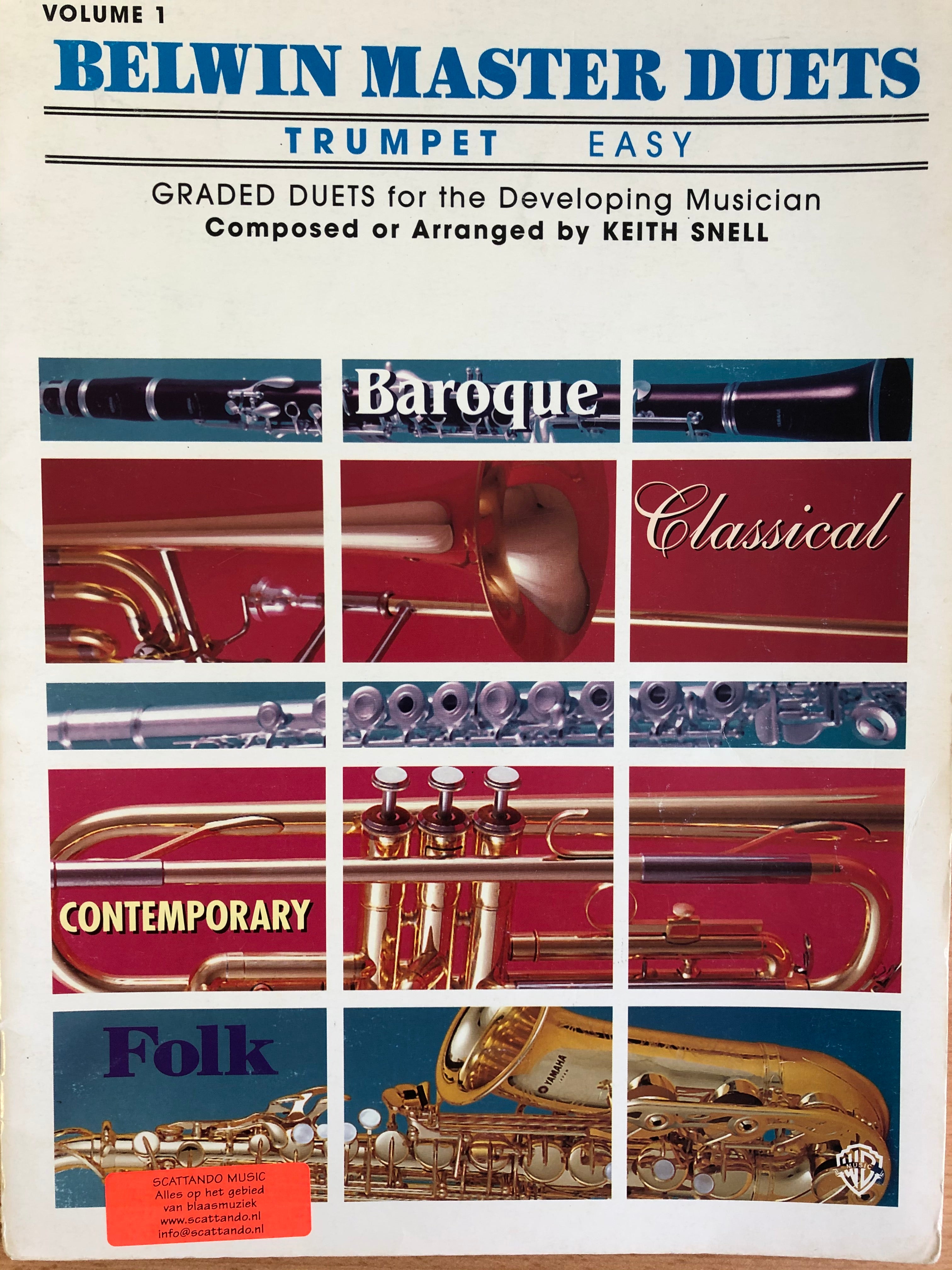 Graded Duets for Trumpet Volume 1, Snell - Scattando Verkleedhuis