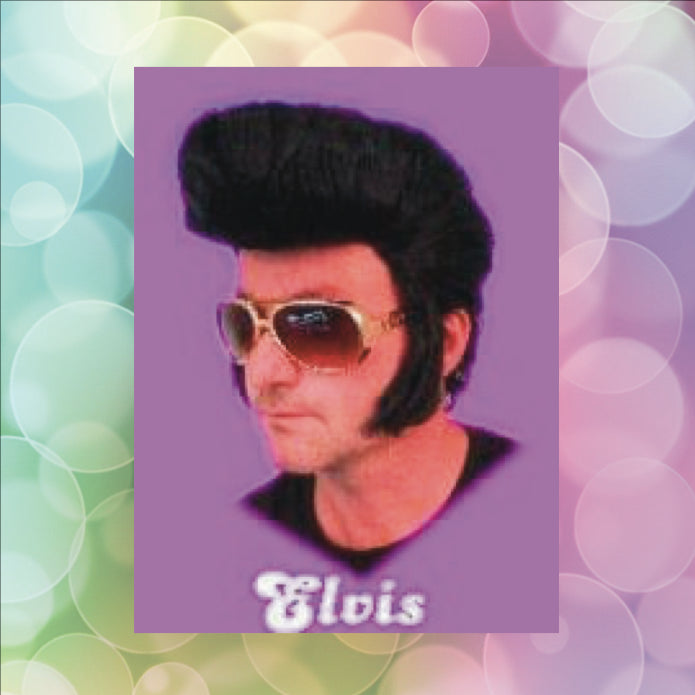 Pruik Elvis Zwart - Scattando Webshop