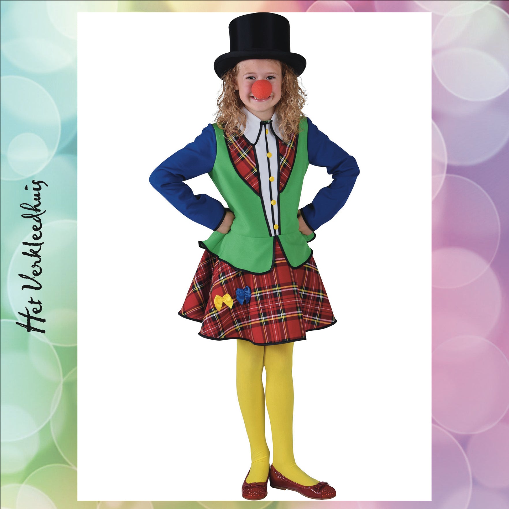 Clown meisje Pipo Jurkje - Scattando Verkleedhuis