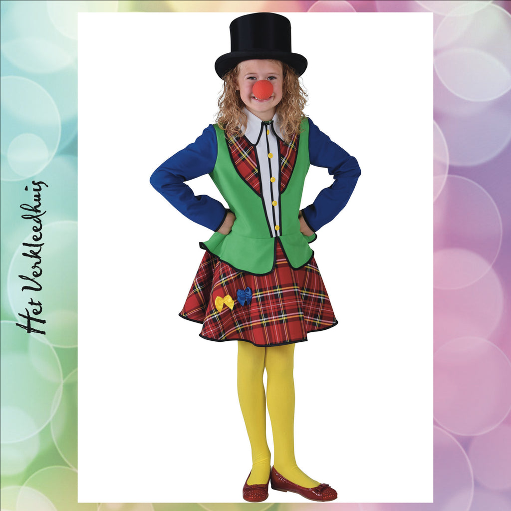 Clown meisje Pipo Jurkje - Scattando Verkleedhuis