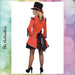 Jasje Nicky Burlesque Rood - Paars -  Blauw - Kobalt | Huur - Scattando Verkleedhuis