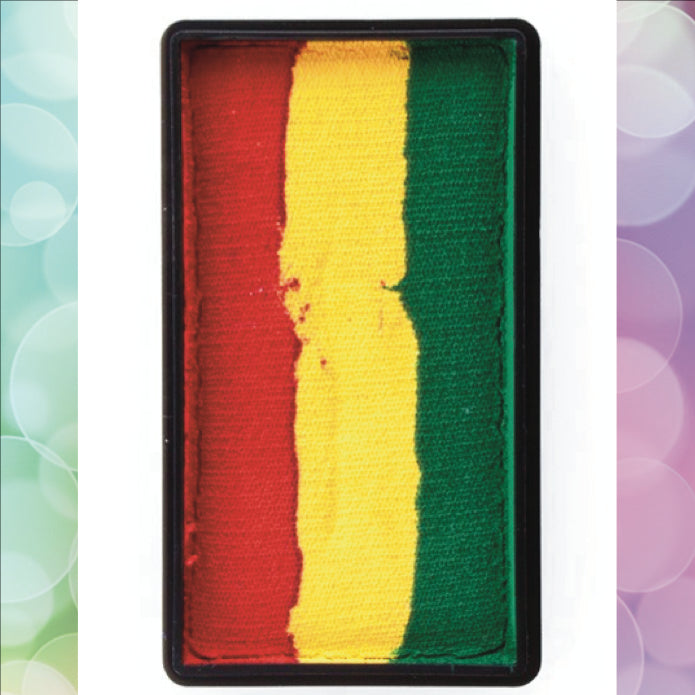 Rasta Splitcake Rood Geel Groen - Scattando Webshop