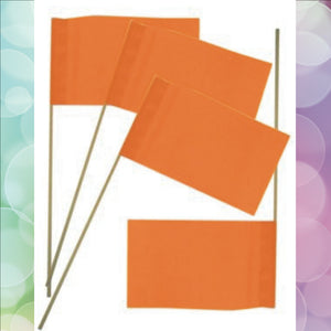 Oranje vlaggetje op stok - Scattando Webshop