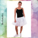 Petticoat wit 3-laags one-size - Scattando Verkleedhuis