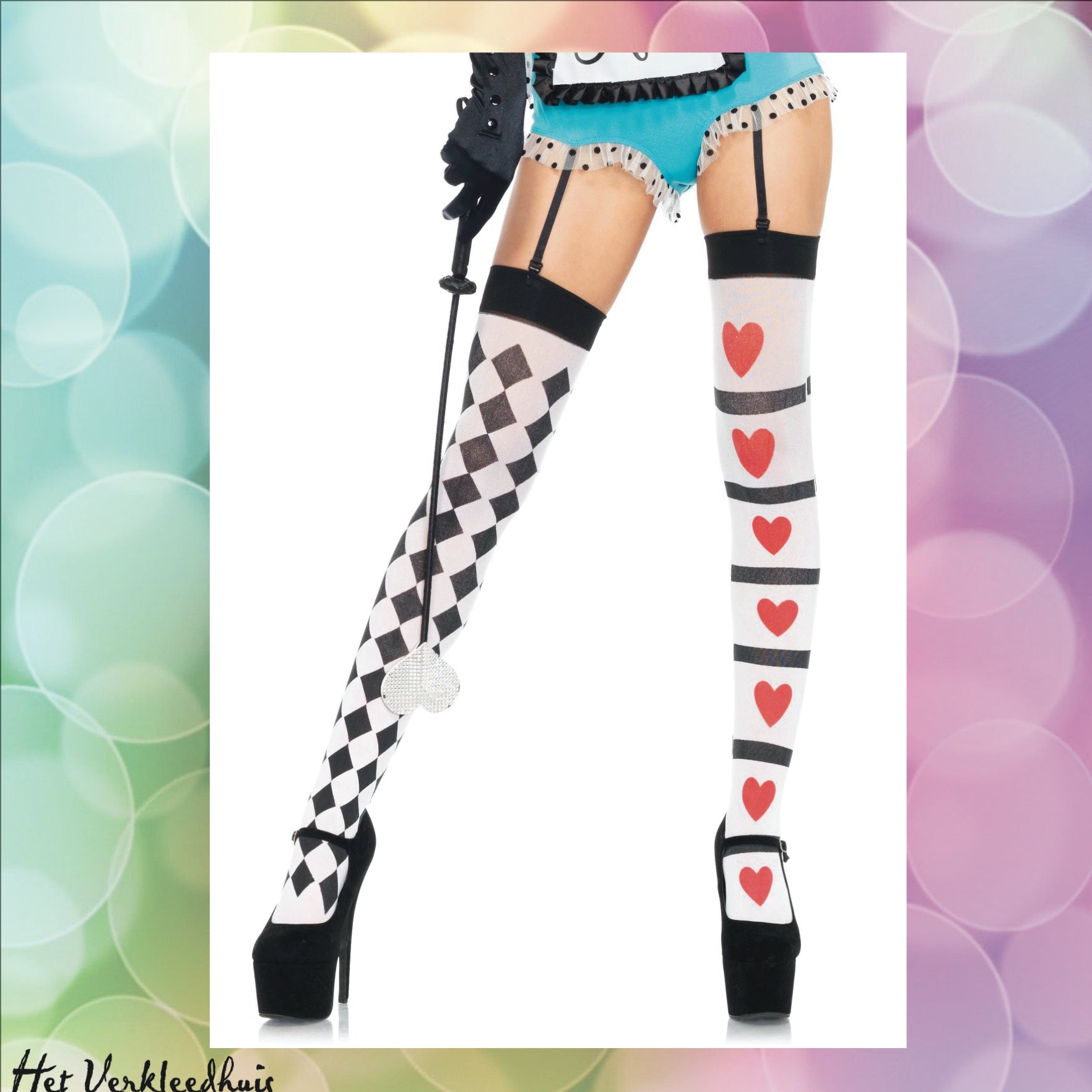 Harlequin thigh highs Panty - Scattando Verkleedhuis