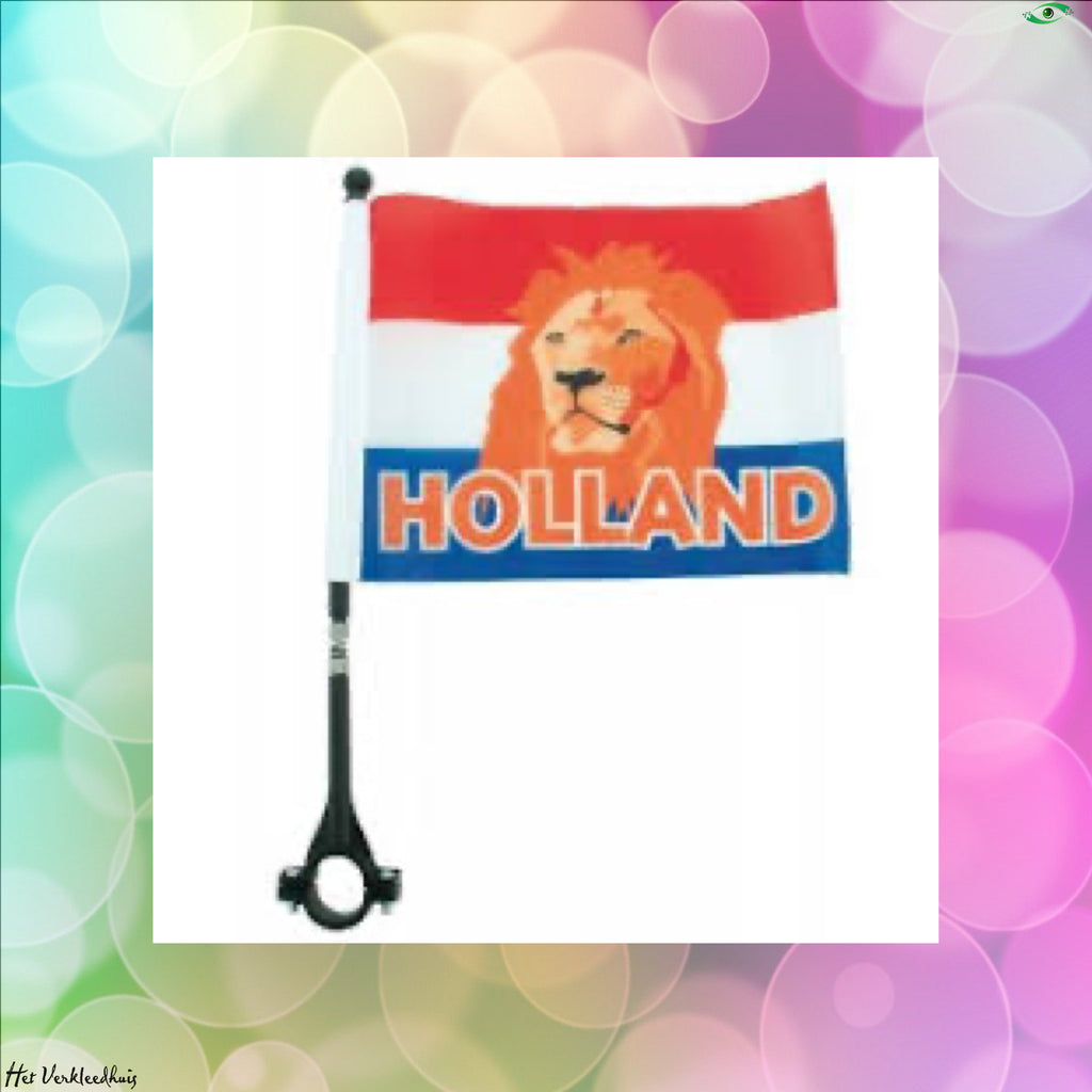 Oranje Fietsvlag Holland - Scattando Verkleedhuis