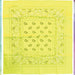 Zakdoek Bandana Fluor Geel - Scattando Webshop