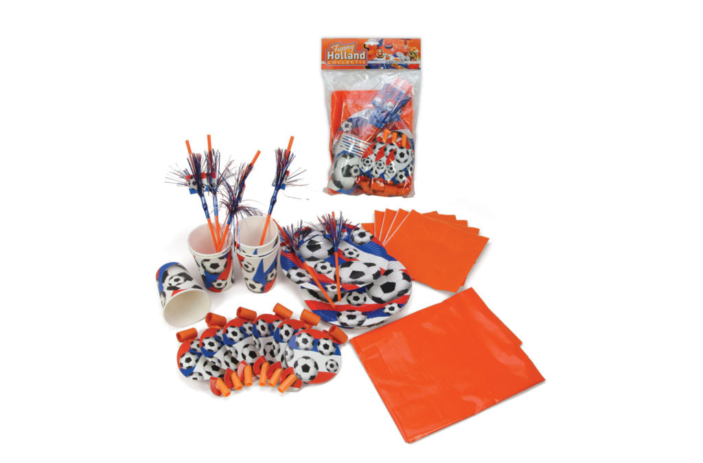 31-delig Oranje Partyset - Scattando Verkleedhuis