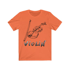 Unisex T-shirt Violin - Scattando Verkleedhuis