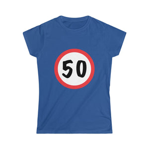 T-Shirt 50, Sarah, Jarige Job, birthday - Scattando Verkleedhuis