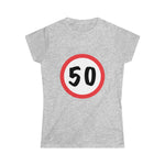 T-Shirt 50, Sarah, Jarige Job, birthday - Scattando Verkleedhuis