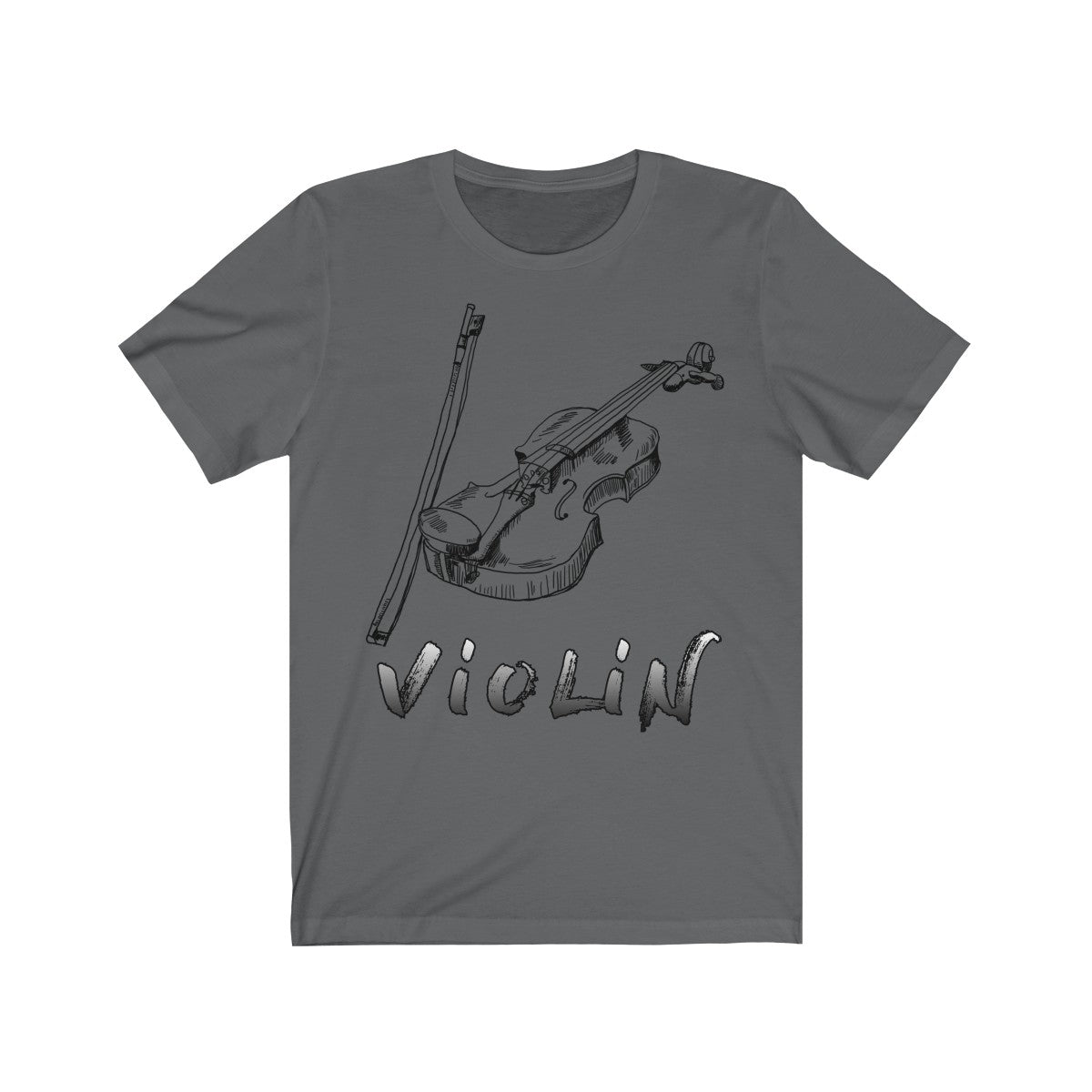 Unisex T-shirt Violin - Scattando Verkleedhuis