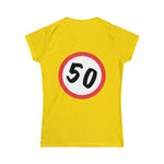 T-Shirt 50, Sarah, Jarige Job, birthday - Scattando Verkleedhuis